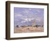 The Jetty at Deauville, 1869-Eugène Boudin-Framed Giclee Print