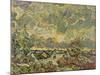 Autumn Landscape, 1890-Vincent van Gogh-Mounted Giclee Print