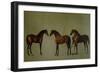 Whistlejacket and Two Other Stallions with Simon Cobb, the Groom, 1762-George Stubbs-Framed Giclee Print