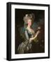 Marie Antoinette (1755-93) with a Rose, 1783-Elisabeth Louise Vigee-LeBrun-Framed Giclee Print