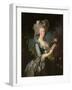 Marie Antoinette (1755-93) with a Rose, 1783-Elisabeth Louise Vigee-LeBrun-Framed Giclee Print