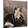 Portrait of Oscar Wilde (1854-1900), 1882 (B/W Photo) (Detail of 87436)-Napoleon Sarony-Mounted Giclee Print