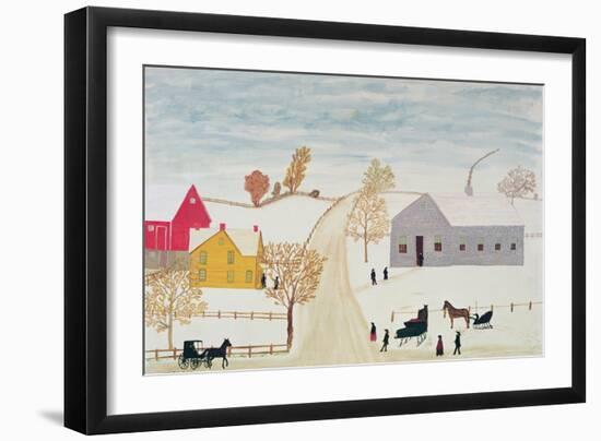 Amish Village-H.F. Lang-Framed Giclee Print