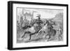 Two Knights Jousting at a Tournament in Germany-null-Framed Giclee Print