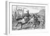 Two Knights Jousting at a Tournament in Germany-null-Framed Giclee Print