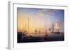 Baltimore Harbour, 1850-Fitz Henry Lane-Framed Giclee Print