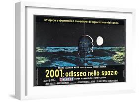 2001: A Space Odyssey, Italian Movie Poster, 1968-null-Framed Art Print