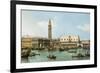 The Molo from the Basin of San Marco, Venice, C.1747-1750-Canaletto-Framed Giclee Print