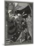 Message Found in a Bottle, 1918 (Pencil, Pen and Black Ink, on Vellum)-Harry Clarke-Mounted Giclee Print