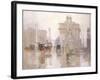 After the Rain, the Dewey Arch, Madison Square Park, New York-Paul Cornoyer-Framed Giclee Print