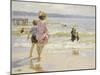 At the Seashore-Edward Henry Potthast-Mounted Giclee Print