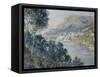 A View of Cape Martin, Monte Carlo-Claude Monet-Framed Stretched Canvas