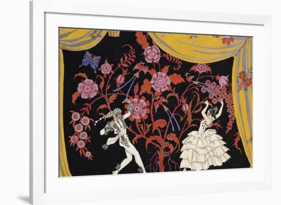 The Flamenco-Georges Barbier-Framed Giclee Print