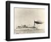 USS Shenandoah Airship And Tender-Miriam and Ira Wallach-Framed Photographic Print