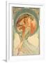 The Arts: Poetry, 1898-Alphonse Mucha-Framed Giclee Print