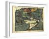 Map of the Americas, 1550-Science Source-Framed Giclee Print