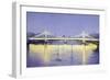 Albert Bridge (Twilight)-Isabel Hutchison-Framed Giclee Print