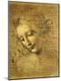 Head of a Young Woman La Scapigliata (the Lady of the Disheveled Hair)-Leonardo da Vinci-Mounted Giclee Print