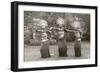 Balinese Temple Dancers-null-Framed Art Print