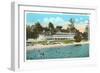 Yacht Club, Stamford, Connecticut-null-Framed Art Print