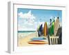 Surf Boards-Scott Westmoreland-Framed Art Print