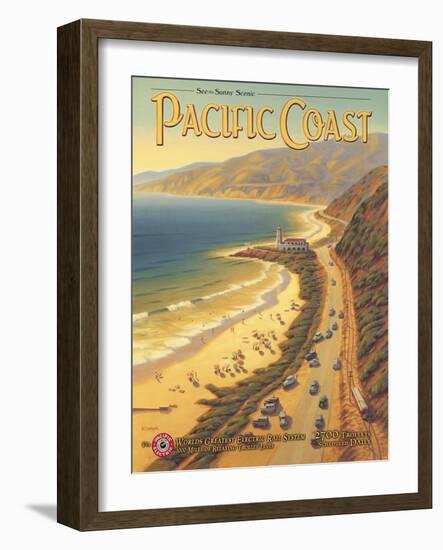 Pacific Coast-Kerne Erickson-Framed Art Print