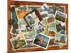 Wonders of the World Postcards-Garry Walton-Mounted Art Print