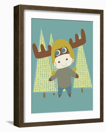 Moose-Rachel Gresham-Framed Giclee Print