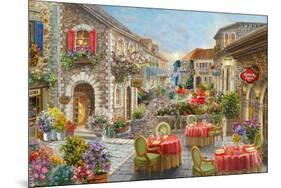 Fiori Caffes-Nicky Boehme-Mounted Giclee Print