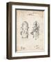 PP210-Vintage Parchment Fire Hydrant 1903 Patent Poster-Cole Borders-Framed Giclee Print