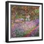 The Artist's Garden At Giverny, c.1900-Claude Monet-Framed Art Print