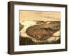 1877 View of Boston, Massachusetts-null-Framed Art Print