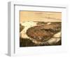 1877 View of Boston, Massachusetts-null-Framed Art Print