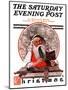 "Santa's Expenses" Saturday Evening Post Cover, December 4,1920-Norman Rockwell-Mounted Giclee Print