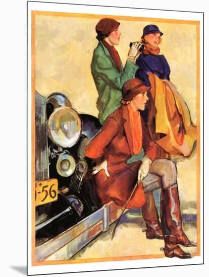 "Women in Riding Habits,"January 6, 1934-John LaGatta-Mounted Giclee Print