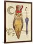 Steampunk Owl I-Elyse DeNeige-Framed Art Print