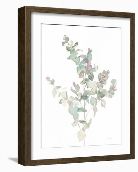 Eucalyptus II White-Danhui Nai-Framed Art Print