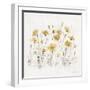 Wildflowers III Yellow-Lisa Audit-Framed Art Print