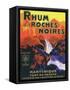 Rhum des Roches Noires Brand Rum Label-Lantern Press-Framed Stretched Canvas