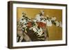 Detail of Flower Carts Edo Period Screen-null-Framed Giclee Print