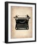 Vintage Typewriter 2-NaxArt-Framed Art Print