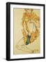Der Gruene Strumpf, 1914-Egon Schiele-Framed Giclee Print