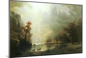 Sierra Nevada Morning-Albert Bierstadt-Mounted Art Print