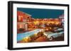 Bel Air Palms Motel, Retro-null-Framed Art Print