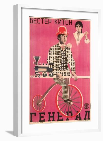 Russian Keaton Film Poster-null-Framed Art Print