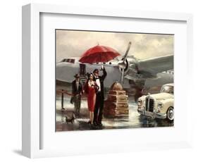 Transcontinental Flight-Brent Heighton-Framed Art Print