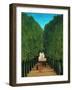 The Avenue in the Park at Saint Cloud-Henri Rousseau-Framed Giclee Print