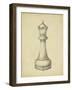 Antique Chess III-Ethan Harper-Framed Art Print