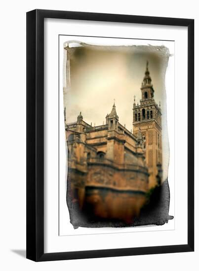 The Giralda Tower and the Cathedral (South-East View), Seville, Spain-Felipe Rodriguez-Framed Premium Photographic Print