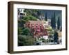 Villa in Positano-Marilyn Dunlap-Framed Art Print